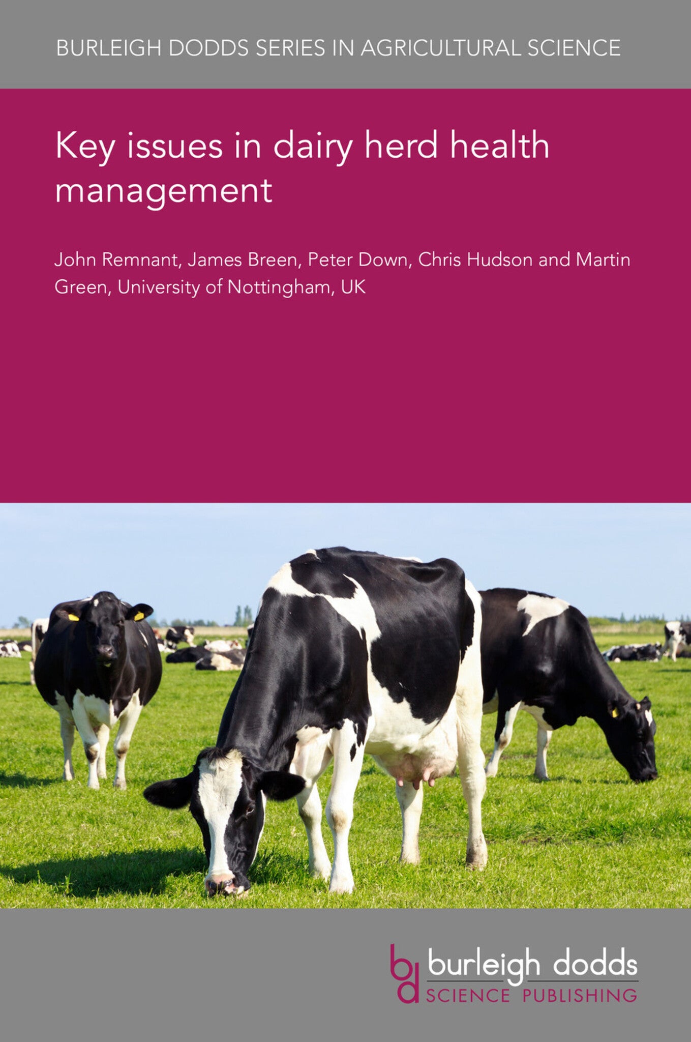 Cover image for Key issues in dairy herd health management ISBN 9781801462266